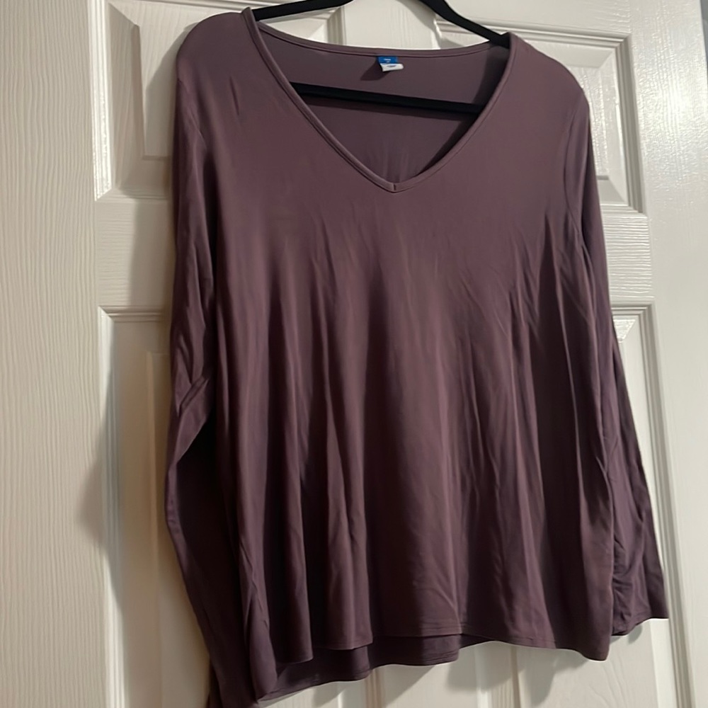 Old Navy Purple Long Sleeve Top